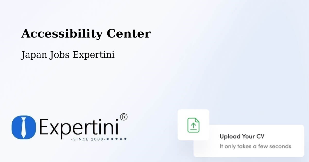 Accessibility Statement – Inazawa - Japan Jobs Expertini