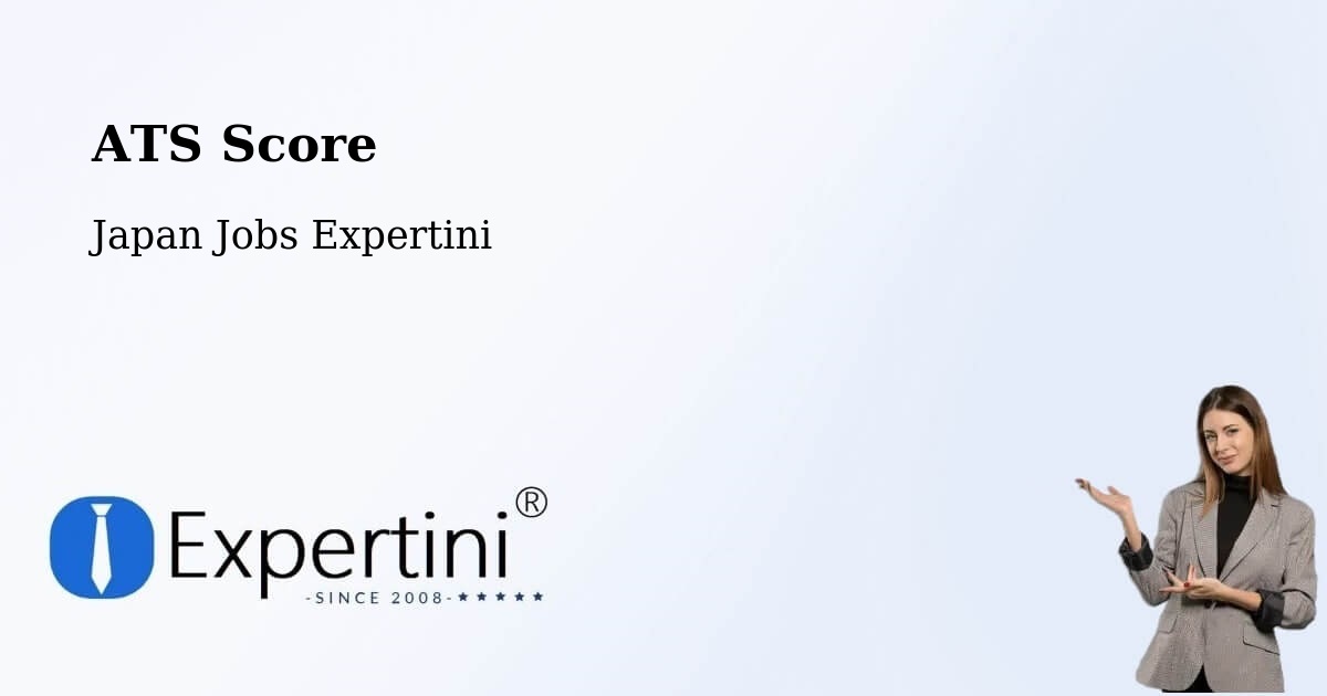 Resume ATS Score & Job Description Match Tool – Inazawa - Japan Jobs Expertini