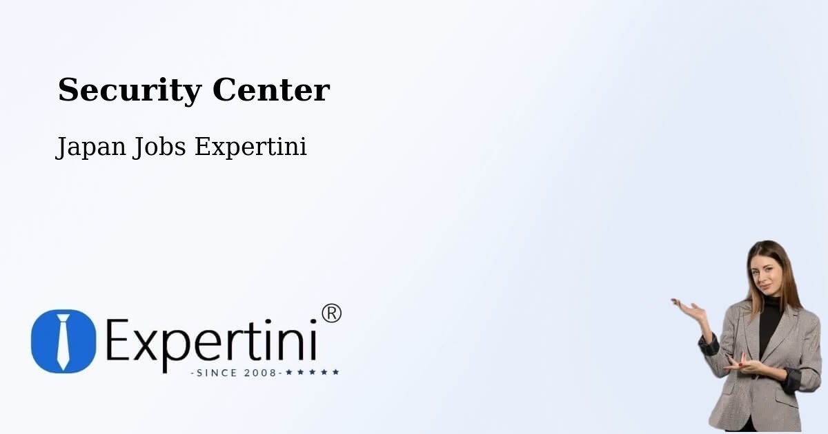 Security & Compliance – Inazawa - Japan Jobs Expertini